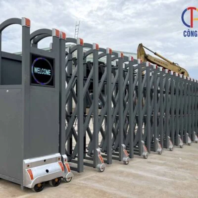 CỔNG XẾP NHÔM CTP 27